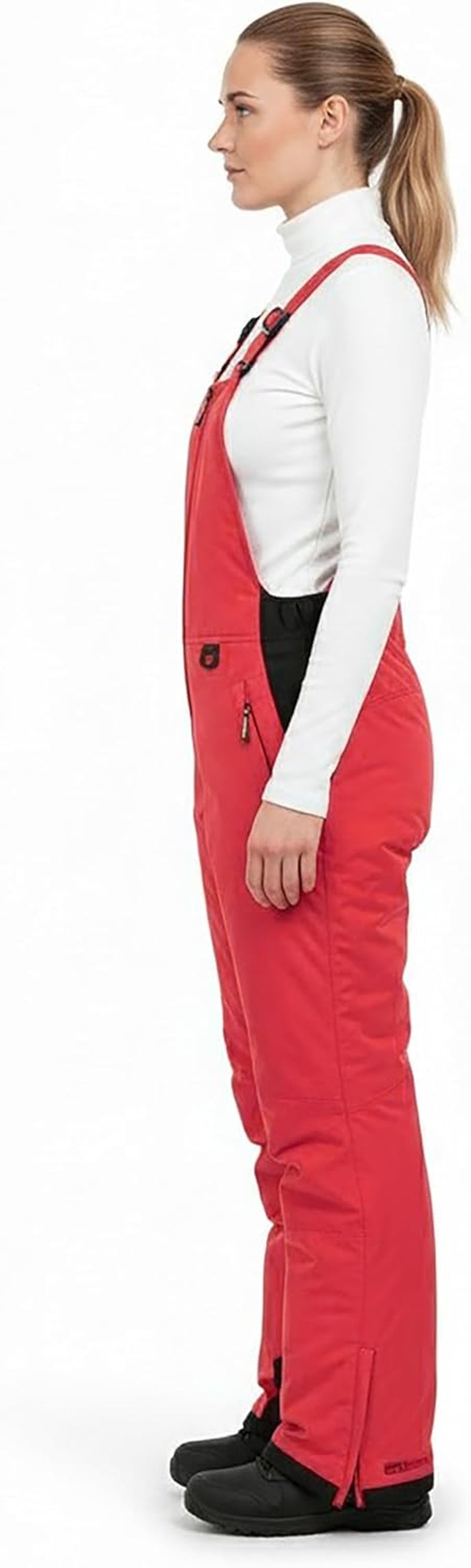 Womens Ski Snow Bibs Pants Insulated Water Resistant Overalls Snowboarding Winter Waterproof Pants Women