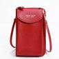 Elegance On-the-Go – Luxe PU Leather Crossbody Shoulder Bag with Phone & Card Organizer