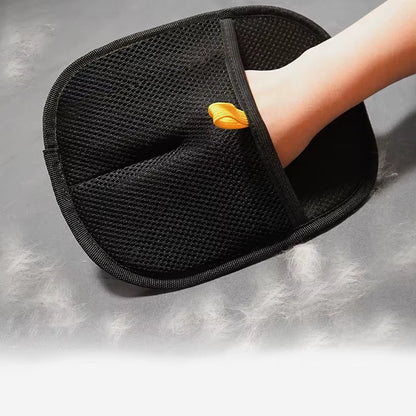 Double Pet Electrostatic Hair Removal Gloves Cat Hair Removal Brush Adhesive Gloves Cat Hair Comb Washing Hair Removal Grooming