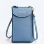 Elegance On-the-Go – Luxe PU Leather Crossbody Shoulder Bag with Phone & Card Organizer