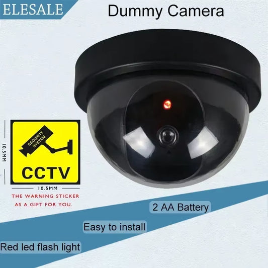 SecureView™ Dome Dummy Camera – Look Protected, Stay Deterrent, Spend Less